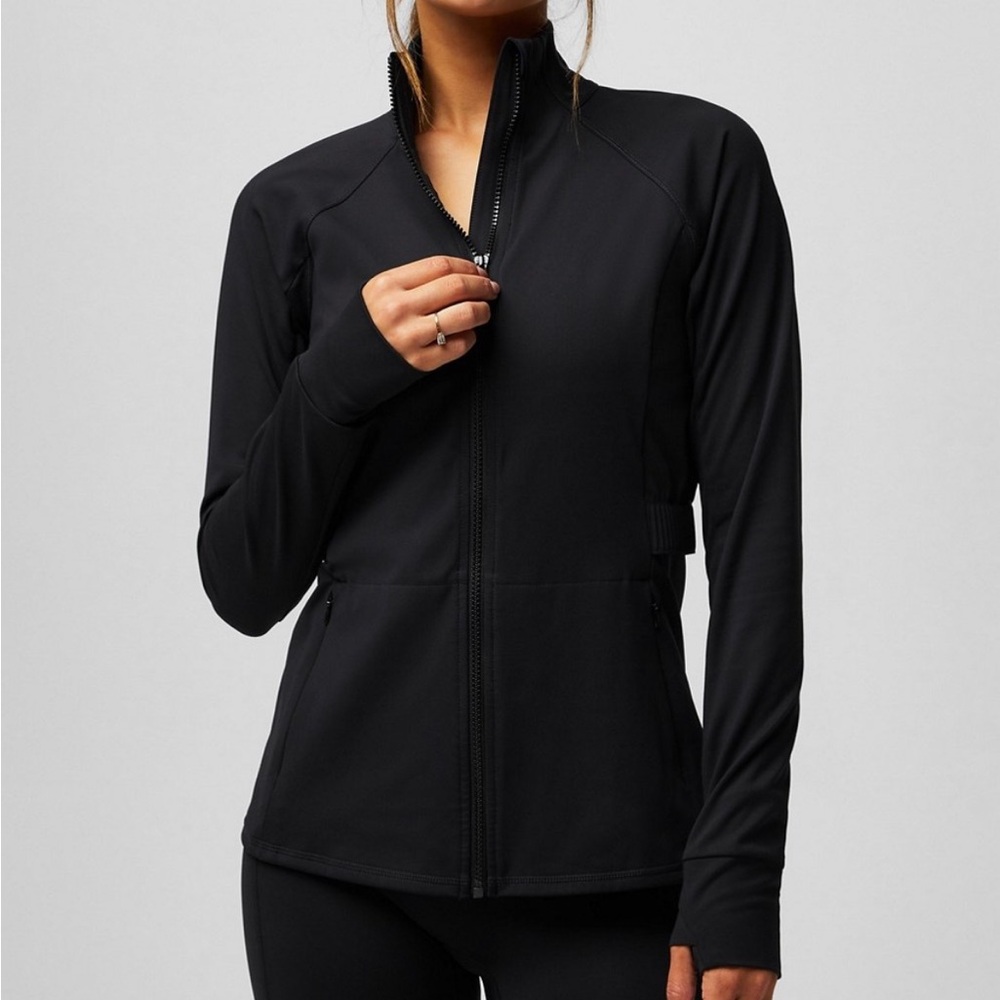 Black Trinity Performance Jacket Fabletics